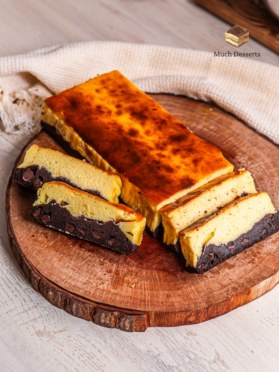 Brownie Burnt Cheesecake
