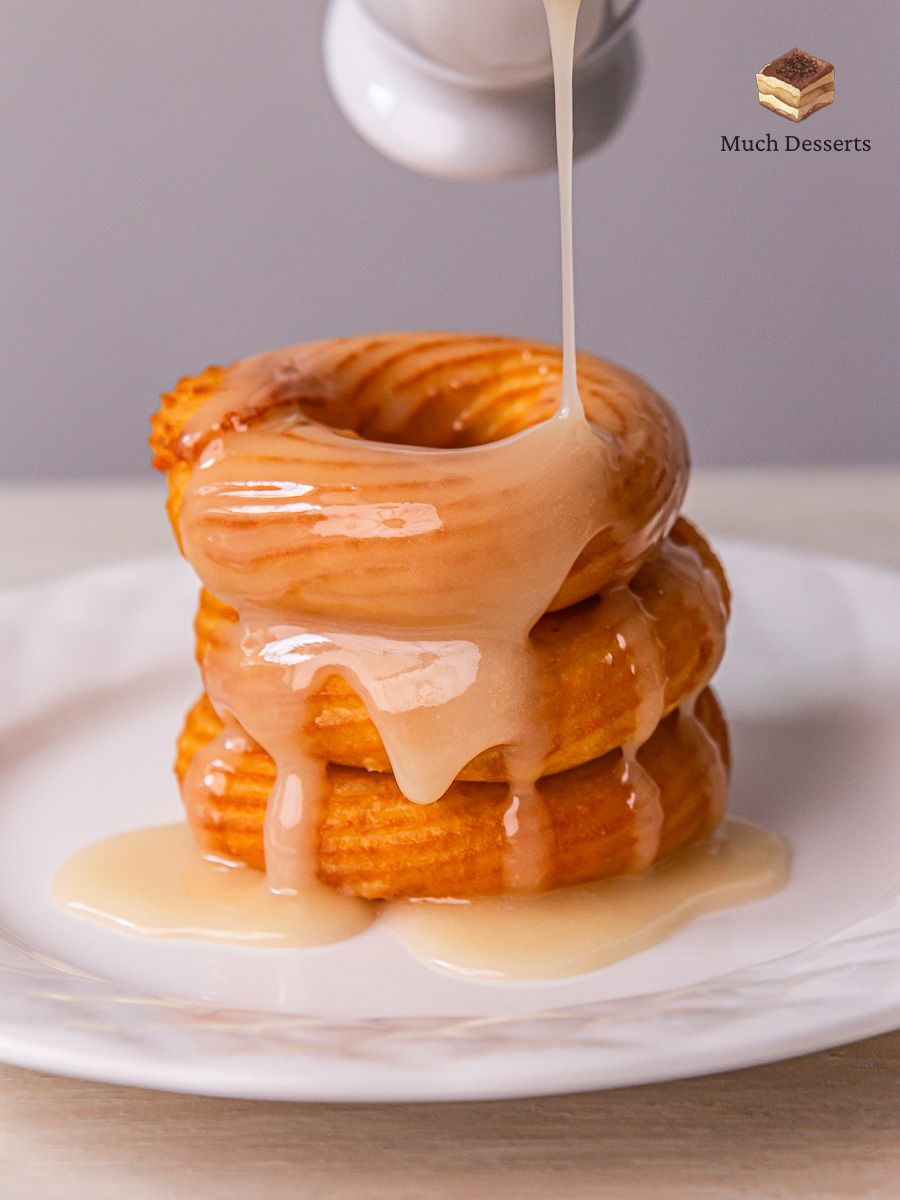 French Cruller With Vanilla Glaze