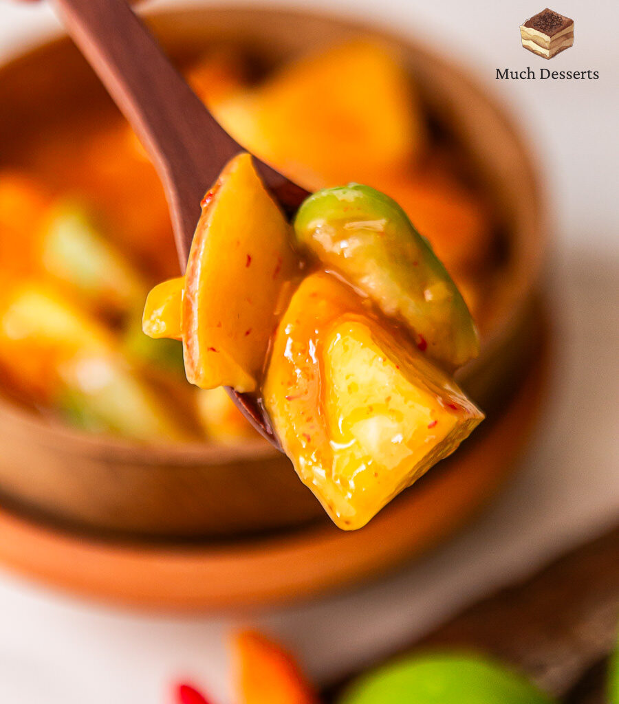 Discover Rujak Aceh, a spicy-sweet Indonesian fruit salad loaded with pineapple, mango, and chili heat. It's perfect as side dish or dessert!
